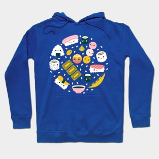 Cute sushi and japanese foods Hoodie